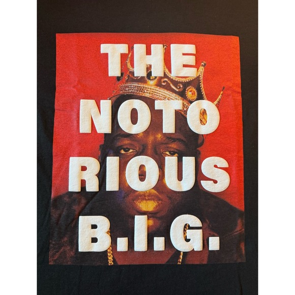 NWOT The Notorious BIG Black Tee - Picture 2 of 4